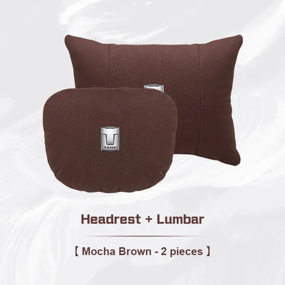 GWM Tank Neck Pillow & Lumbar Support Cushion - Brown set
