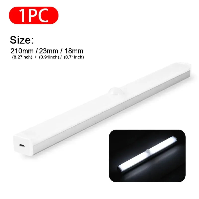 USB Rechargeable Car Sensor Light - Magnetic LED Bar - 21cm