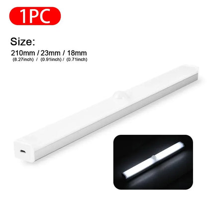 USB Rechargeable Car Sensor Light - Magnetic LED Bar - 21cm