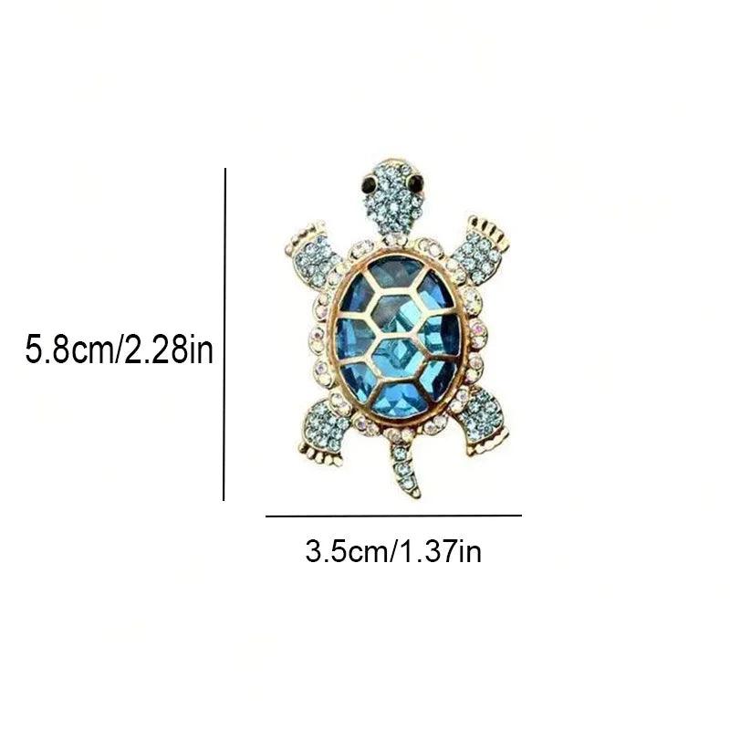 Crystal Turtle Car Air Vent Decoration - Shiny Interior Accessory