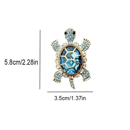 Crystal Turtle Car Air Vent Decoration - Shiny Interior Accessory