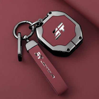Chery Jetour Traveler 2023-2024 Zinc Alloy TPU Key Case Cover
