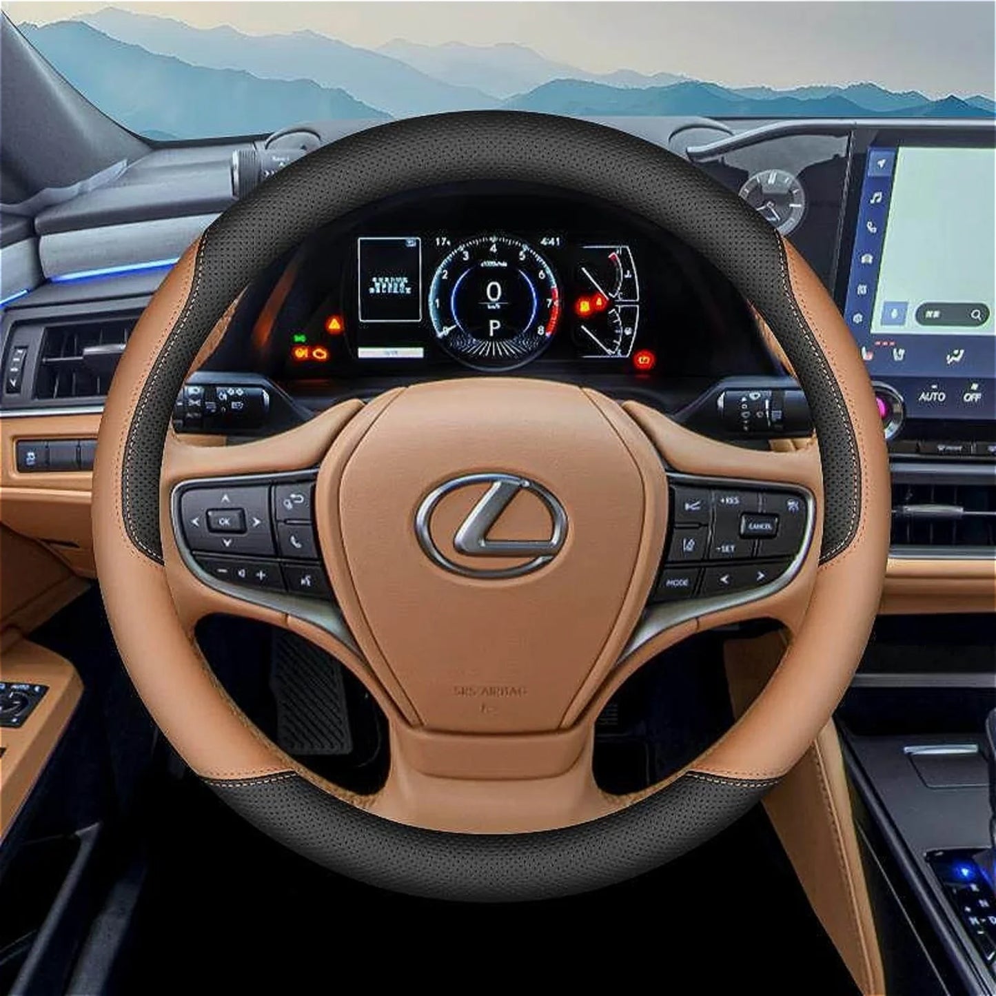 Lexus Nappa Leather Steering Wheel Cover