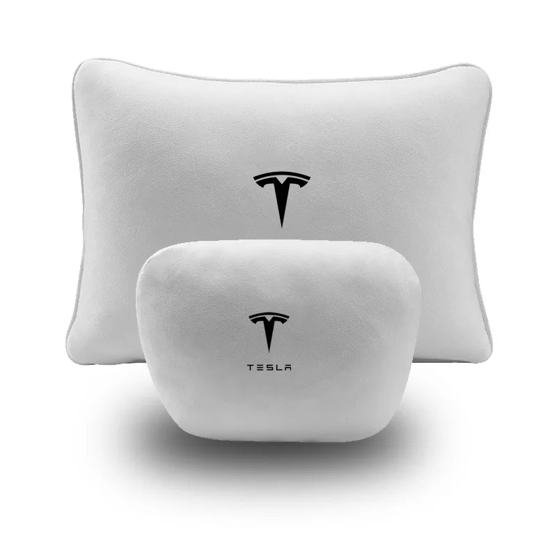 Tesla Ergonomic Headrest Lumbar Support Pillow - Memory Foam