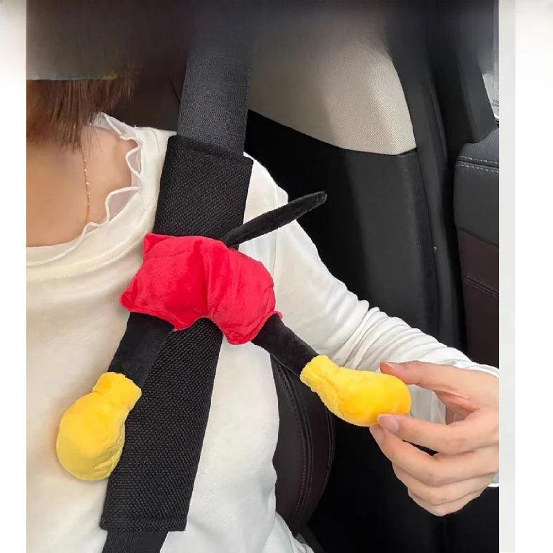 Mickey Mouse Safety Belt Cover Anti-Strangulation Shoulder Protector