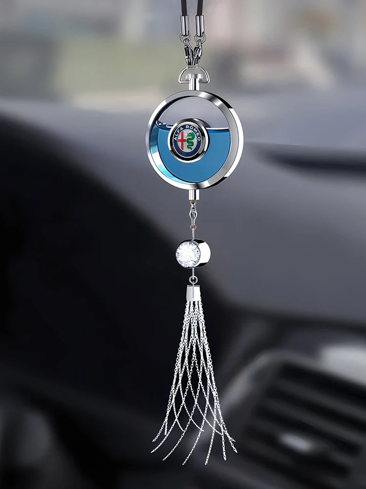 Alfa Romeo Metal Lace Car Air Freshener Pendant
