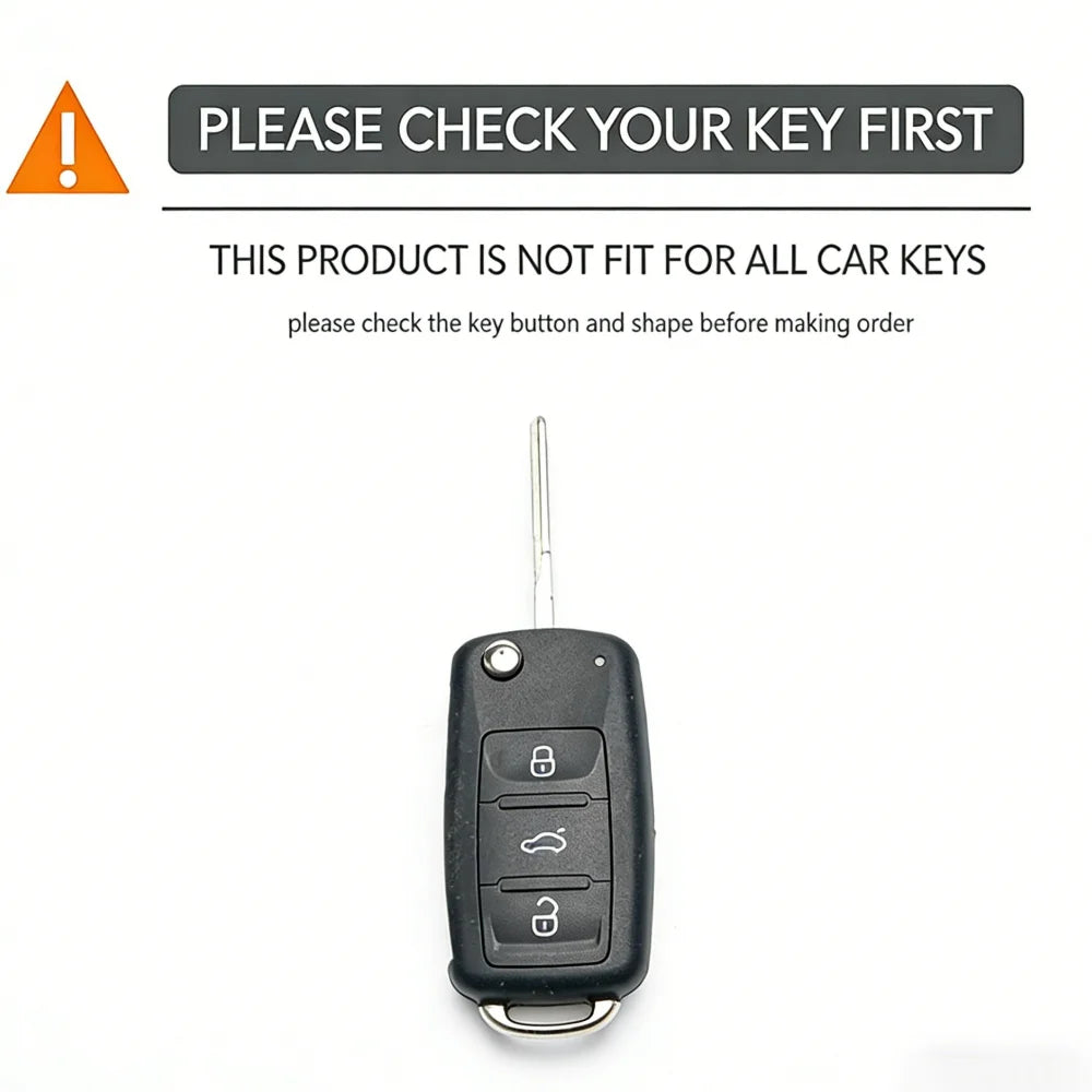 VW Passat & Golf MK4–MK6 Silicone Key Cover with Keychain