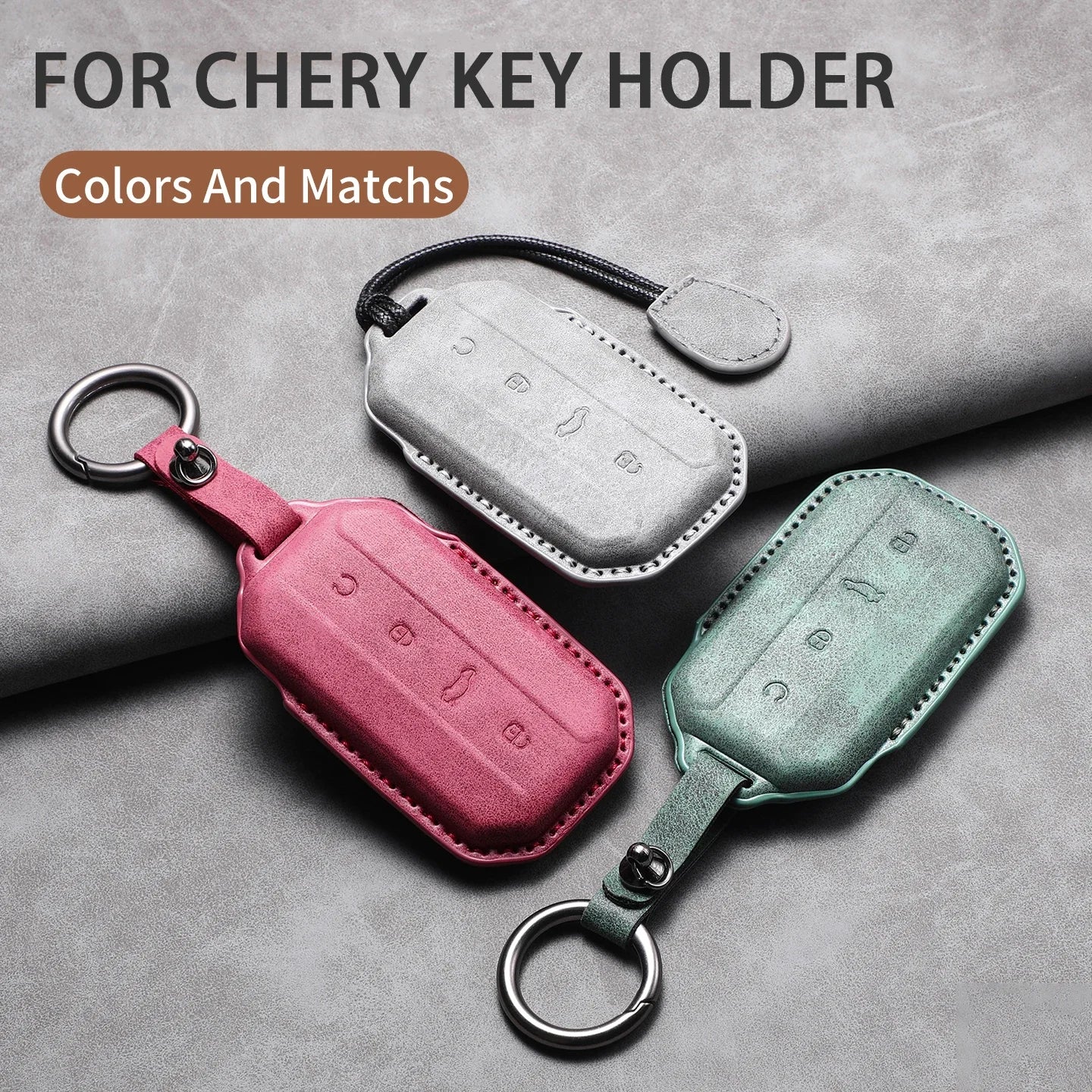 Chery Jaecoo J5 J7 2025 Leather Key Fob Cover Anti Scratch Protection