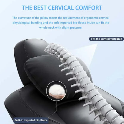 BYD Car Headrest & Waist Pillow - Headrest White