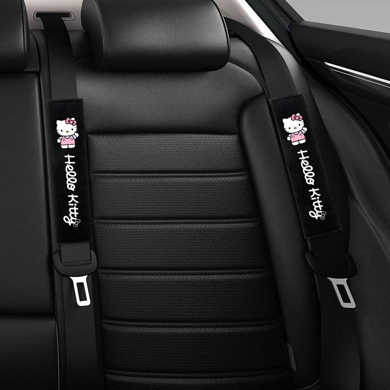 Hello Kitty Soft Car Seat Belt Covers 2Pcs Universal Shoulder Pads