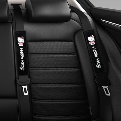 Hello Kitty Soft Car Seat Belt Covers 2Pcs Universal Shoulder Pads