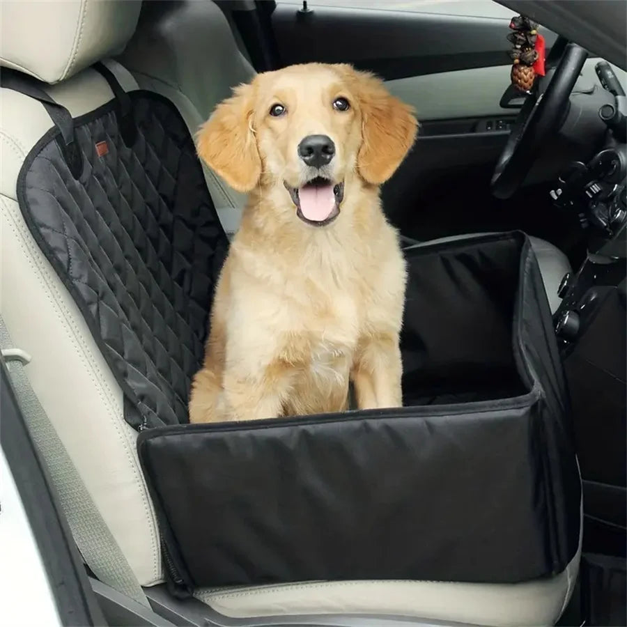 Fabric Dog Car Seat Cover – Quilted, Waterproof & Anti-Slip Pet Protector for Cars, Trucks & SUVs - 