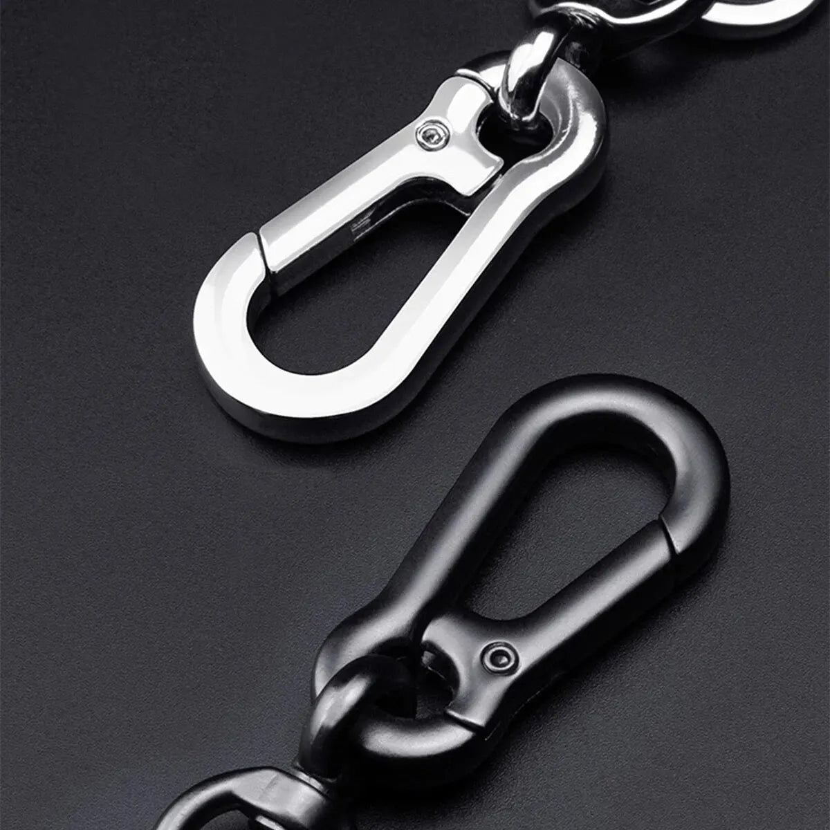 Woven Leather Keychain with Parking Phone Number Plate