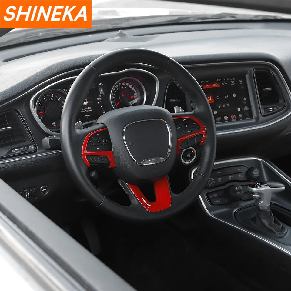 Dodge Carbon Fibre Steering Wheel Cover