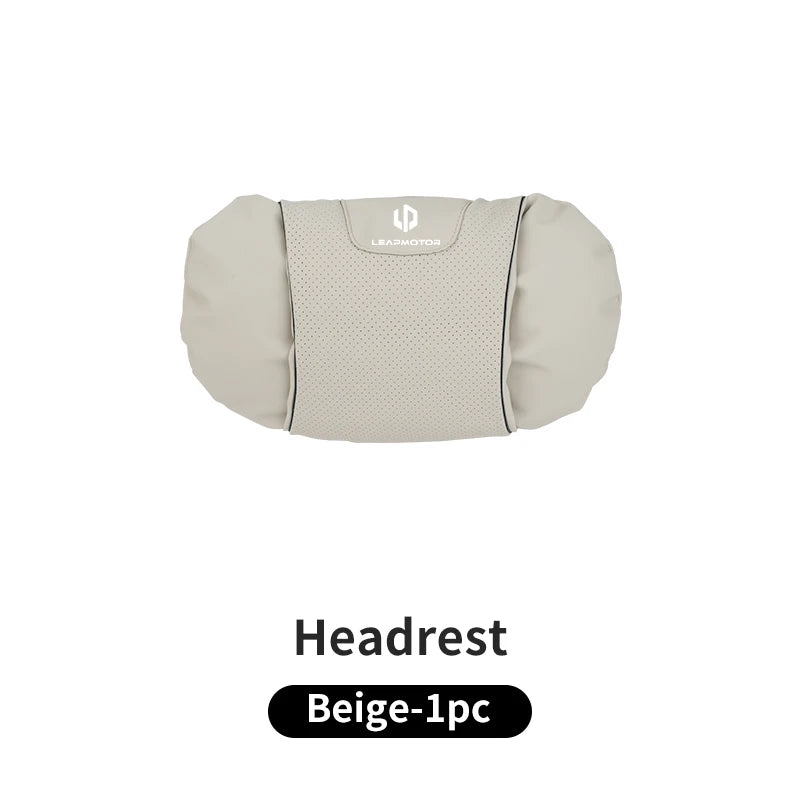 Leapmotor Car Seat Headrest & Lumbar Support Pillow Set