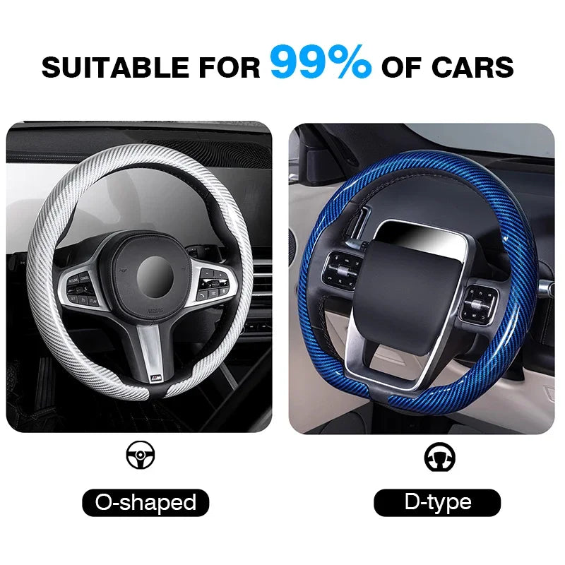 Dodge and RAM Carbon Fibre Suede Steering Wheel Cover