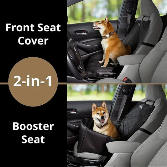 Fabric Dog Car Seat Cover – Quilted, Waterproof & Anti-Slip Pet Protector for Cars, Trucks & SUVs - 
