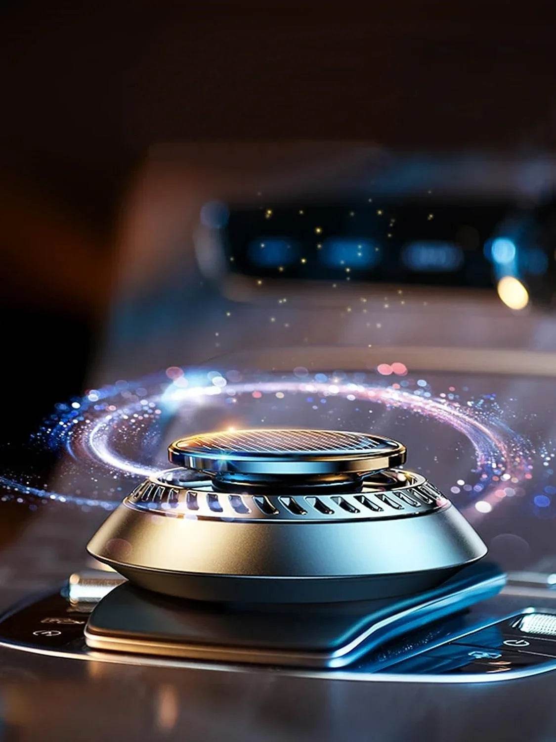 Solar Powered Car Air Freshener - Ocean