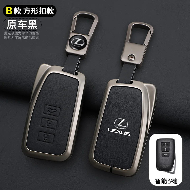 Zinc Alloy Car Key Case Cover for Lexus NX GS RX IS ES GX LX RC Models