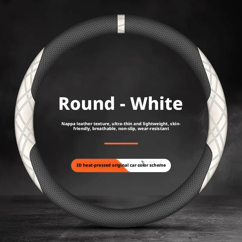 GMC Two-Tone Sport Steering Wheel Cover - Round Shape / Style 1