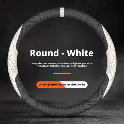 GMC Two-Tone Sport Steering Wheel Cover - Round Shape / Style 1