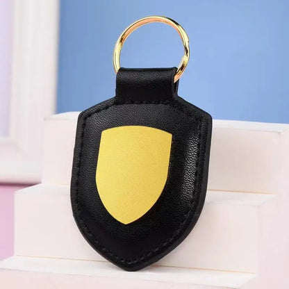 Shield Leather Keychain Metal Logo GTS 986 997 958 918 970 981 996 991