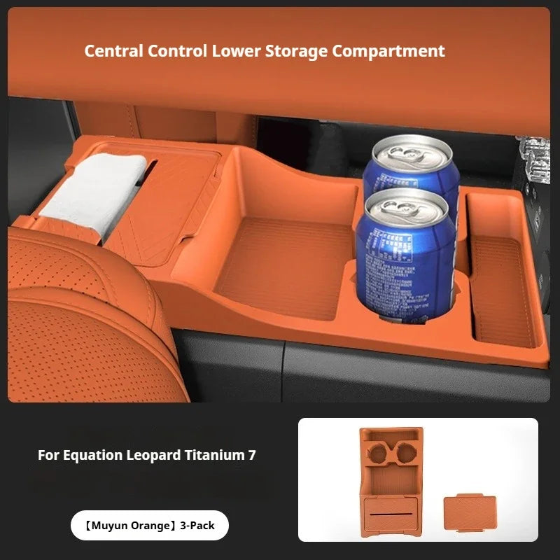 BYD Ti7 Lower Centre Console Silicone Storage Box