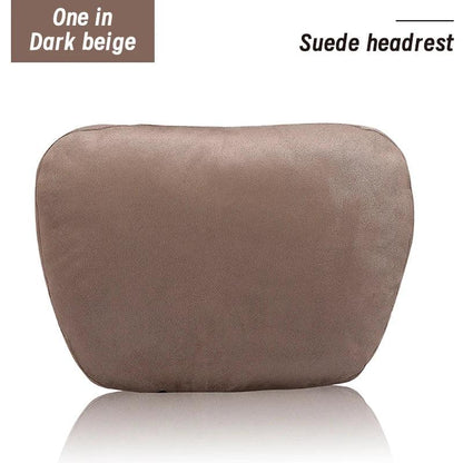 Maybach S-Class Breathable Soft Neck Headrest & Lumbar Support Pillow - Headrest Beige