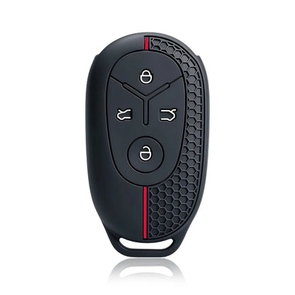 Geely EX2 Proton e.MAS 5 4-button silicone key case - size reference