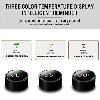 Audi LED Temperature Display Thermos Mug Water Bottle A1-A8 TT Q Series
