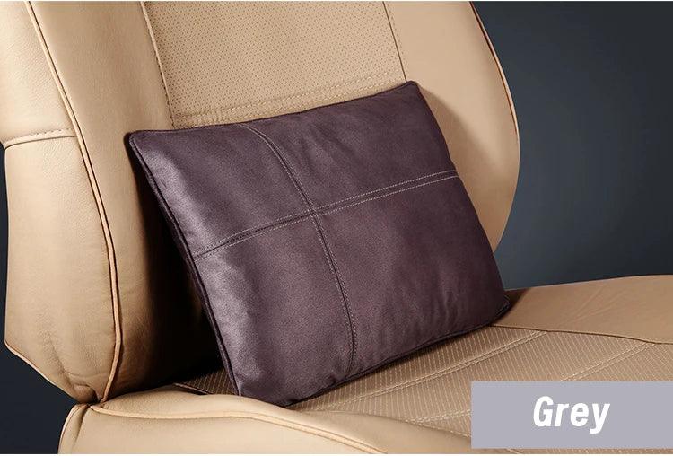 Maybach S-Class Breathable Soft Neck Headrest & Lumbar Support Pillow - Headrest Black