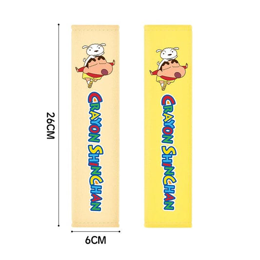 Crayon Shin-chan Soft Plush Car Seat Belt Shoulder Pad Covers