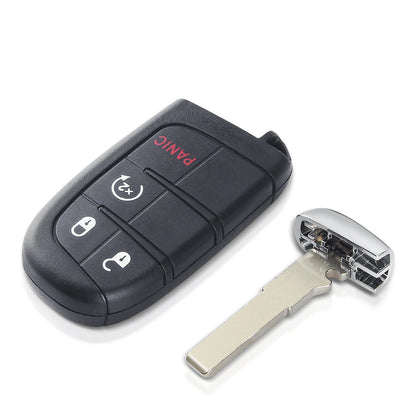 Jeep & Dodge Remote Key Shell — 2 to 5 Button, CY24 / SIP22 - 3 With Plus SIP22 1