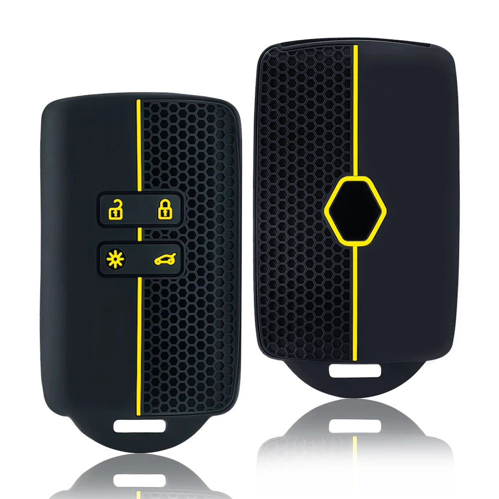 Renault & Dacia Key Cover with Colour Line — Clio, Captur, Logan