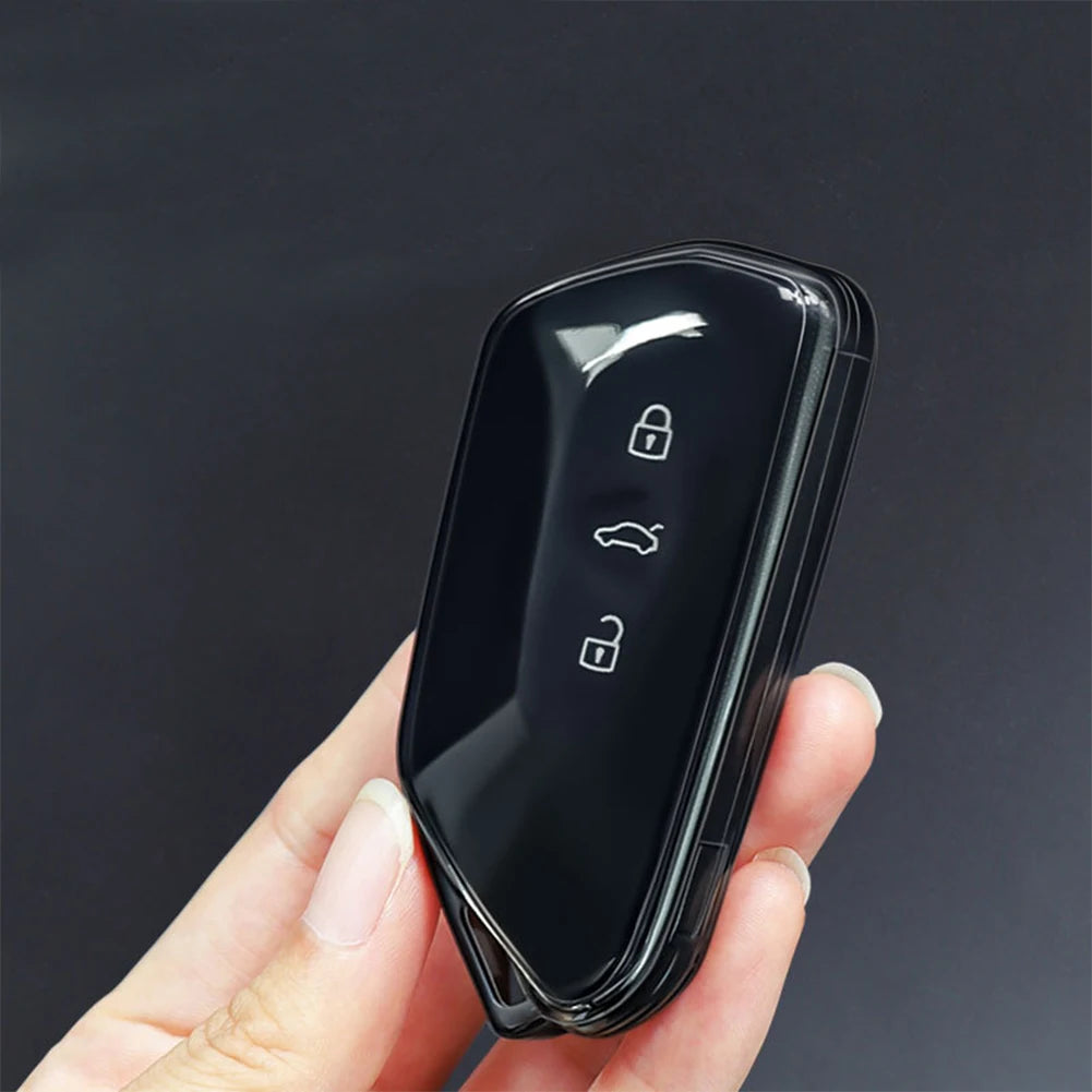 VW Golf 8 & ID.3 ID.4 TPU Key Fob Cover with Keychain
