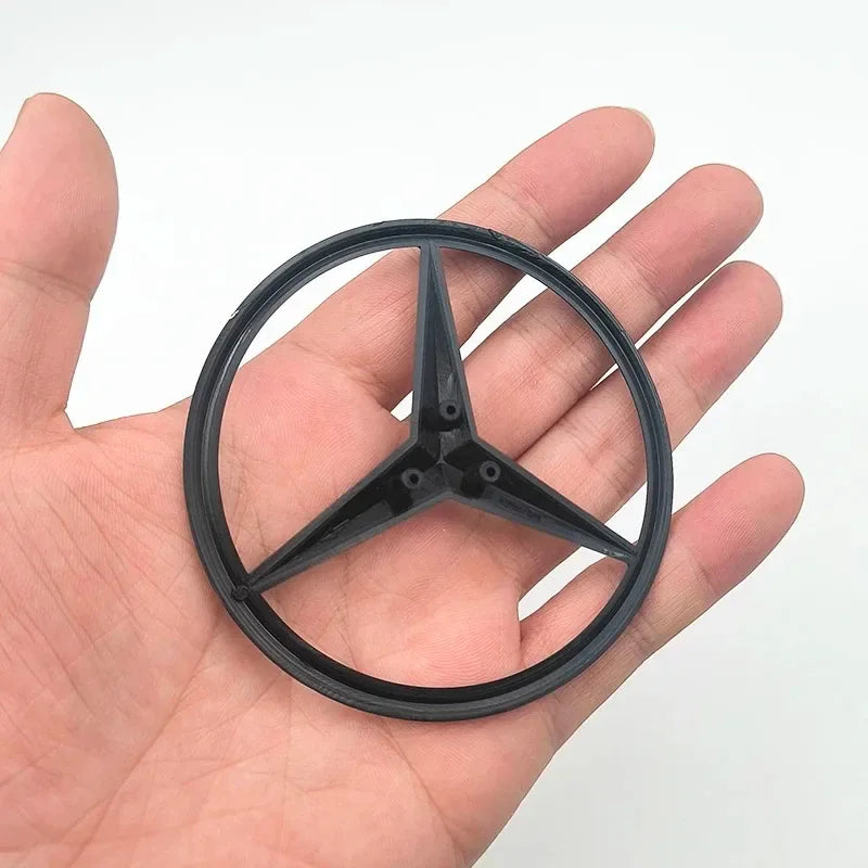 Mercedes-Benz 3D Star Rear Trunk Emblem Badge - Matte Black / GLS X167 97mm