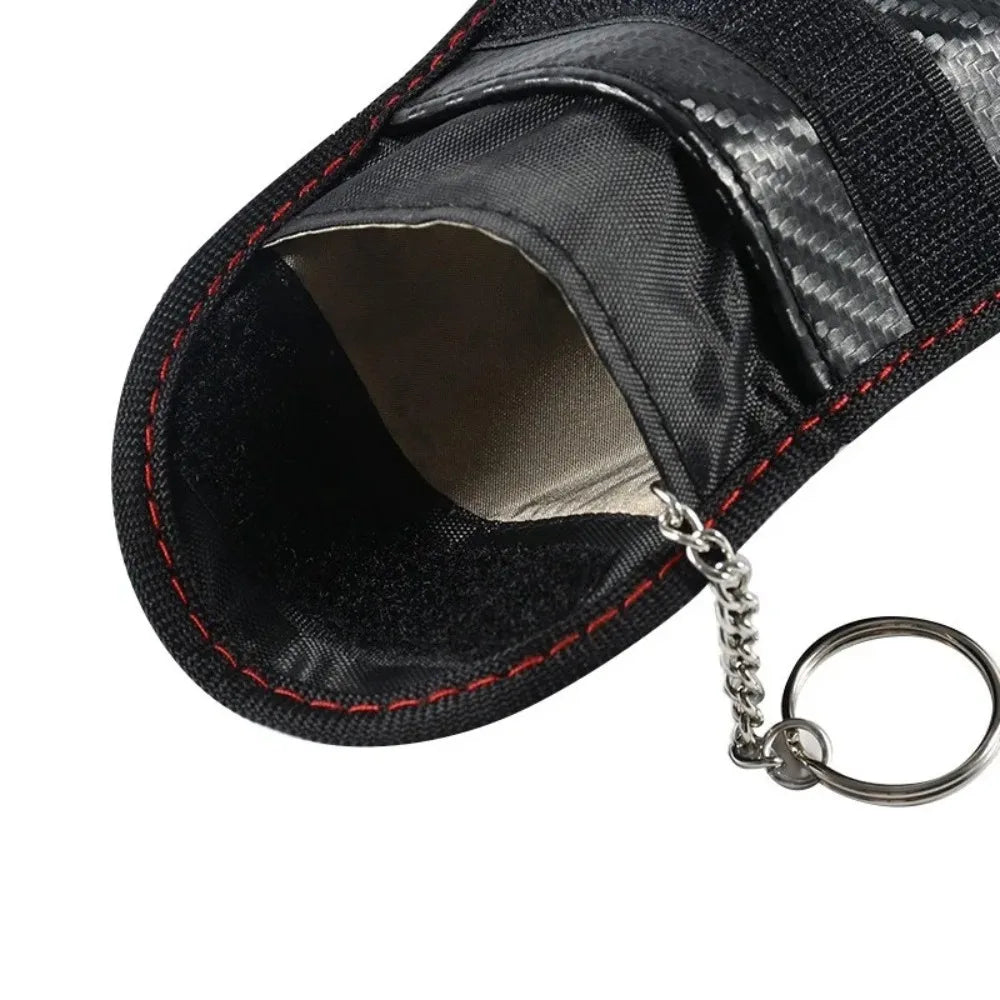 Faraday Key Fob Pouch — RFID Signal Blocking Car Key Bag