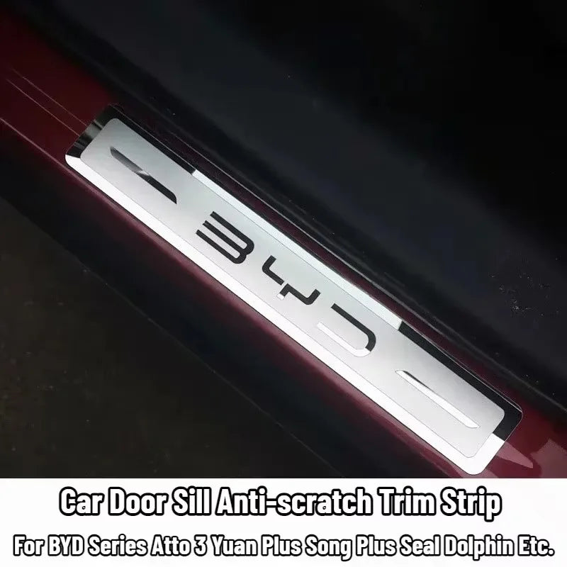 BYD Stainless Steel Door Sill Protector
