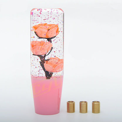 JDM Flower Acrylic Gear Shift Knob Universal 15cm Racing