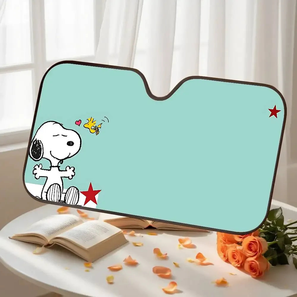 Snoopy Car Windshield Sunshade Cover Visor - B