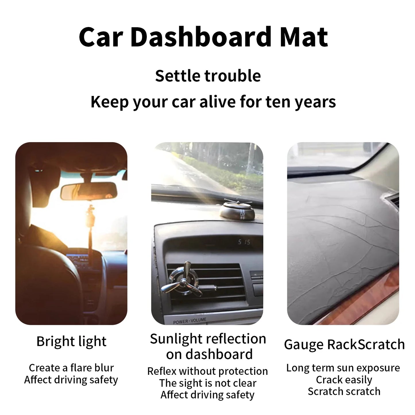 GAC GS3 EMZOOM 2023-2025 Dashboard Cover Sunshade Protection Pad