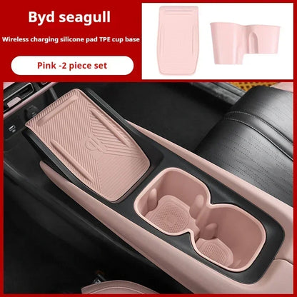 BYD Seagull Wireless Charging Silicone Pad Cup Holder Accessory