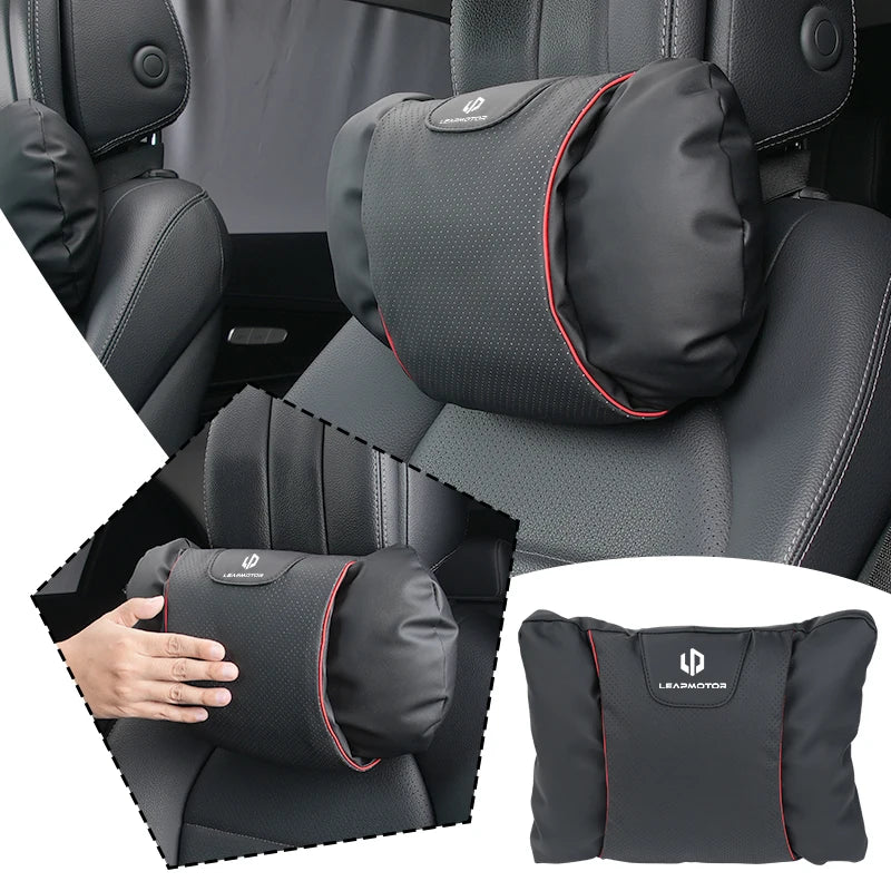 Leapmotor Car Seat Headrest & Lumbar Support Pillow Set