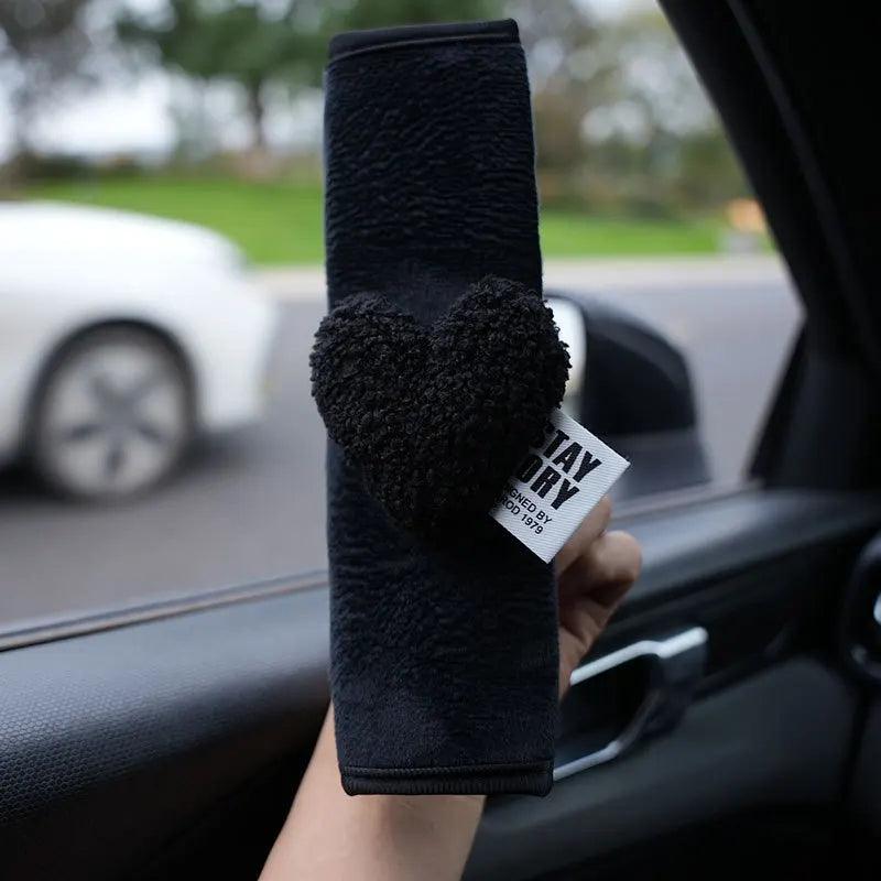 Love Heart Soft Seat Belt Cover Shoulder Pad Cushion