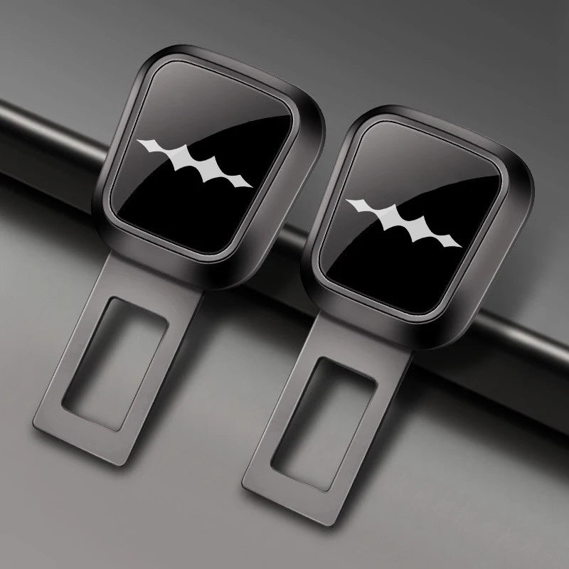 BYD Leopard Seat Belt Clip Accessory – 2-Piece Set - Gun-Black-2PC