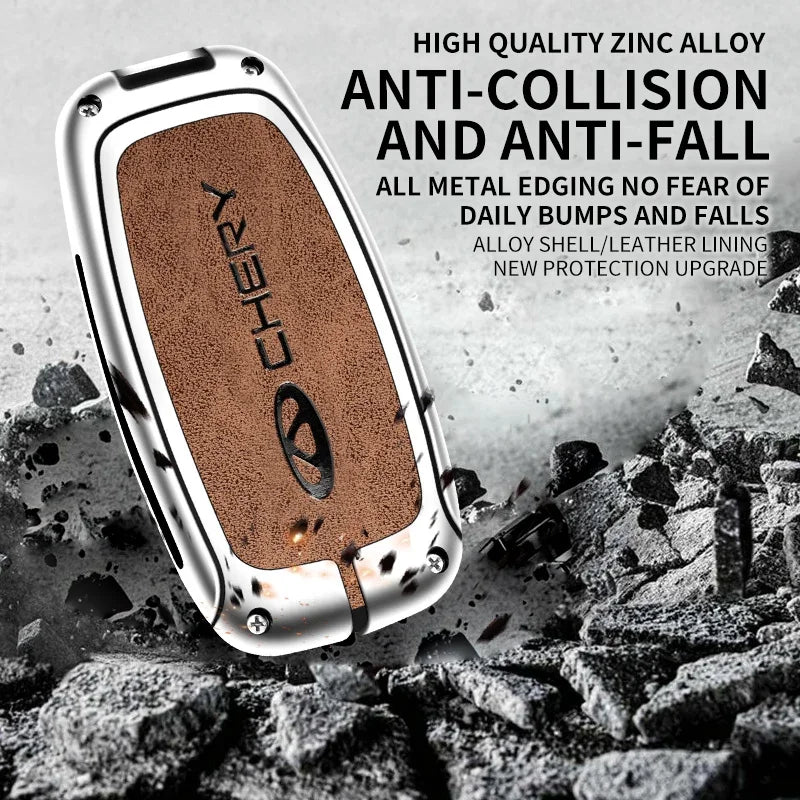 Zinc Alloy Smart Key Case for Chery Tiggo 8 Pro Plus Arrizo 5