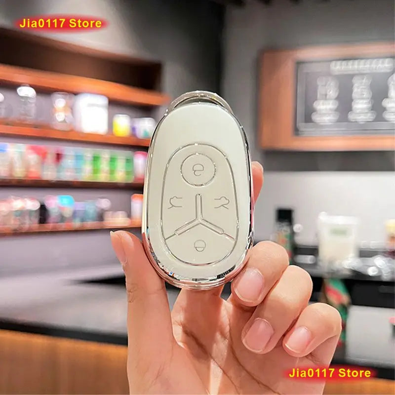 Geely EX2 Proton e.MAS 5 silicone key fob cover - back view