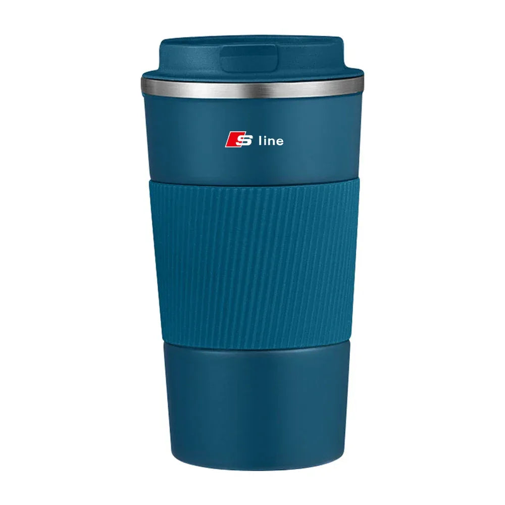 Audi Stainless Steel Thermos Mug - A3 A5 A6 A7 Q3 Q5 Q7 TT S-Line