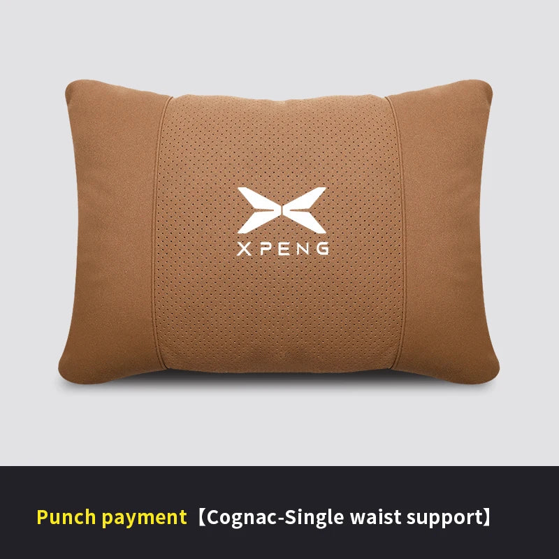 XPeng Neck Pillow and Lumbar Cushion - Cognac Waist pad