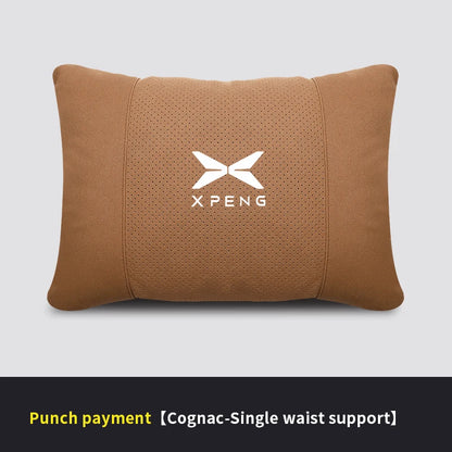 XPeng Neck Pillow and Lumbar Cushion - Cognac Waist pad